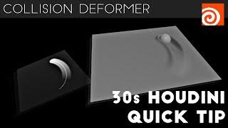 Houdini 30s Quick Tip #3 - Collision Deformer