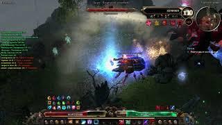 Grim Dawn: Уникальный билд, Горнило 150 -170, храмовник, физ. урон, Ракета Панетти.