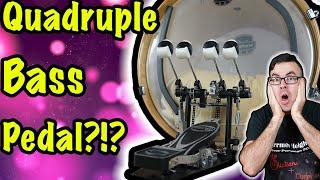 We Tried the QUADRUPLE Bass Pedal (ft. @rdavidr)