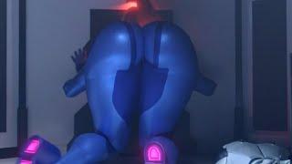 Giantess Growth Blonde In Blue THICK Suit Giantess Breast Expansion Giantess Animation