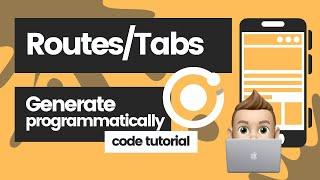 Generate routes and ion tab buttons programmatically in Ionic React (Ionic Framework)
