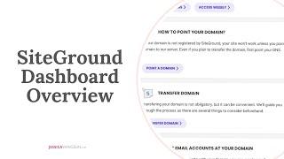 SiteGround Dashboard Overview