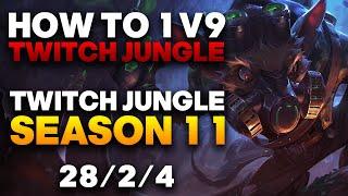 Twitch Jungle Gameplay - How to 1v9 on Twitch Jungle in Season 11 | League of Legends