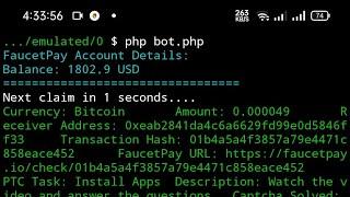 New termux script faucetpay