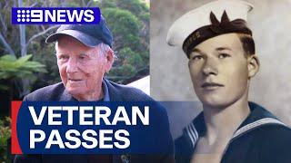 Australian World War II veteran dies aged 100 | 9 News Australia