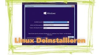 Linux Deinstallieren (neben Windows) (schnell erklärt) | GER Tutorial