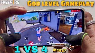 Poco x3 pro free fire gameplay test 2 finger handcam m1887 onetap headshot 120Hz display smoothaf