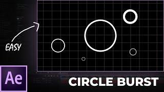 Create a Circle Burst | After Effects Motion Graphics Tutorial