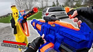 NERF OPS FORTNITE CAMPAIGN | MISSION 5 (Nerf First Person!)