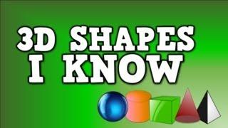 3D Shapes I Know (solid shapes song- including sphere, cylinder, cube, cone, and pyramid)