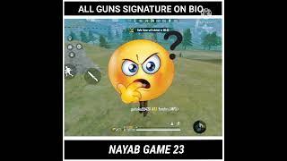 How To Add M1887 Signature In Free Fire Bio | Profile Any Gun Signature | M1887 Signature 