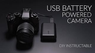 USB Powered Camera  - Get 8+ hours for your DSLR or Mirrorless