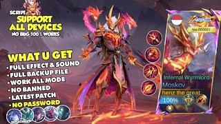 NEW Script Skin Moskov All Star Infernal Wyrmlord No Password - Full Effect & Sound With Logo Latest