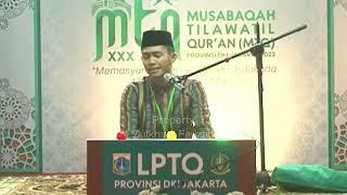 MIFTAH FARIDL JUARA 1 TILAWAH REMAJA MTQ PROVINSI DKI JAKARTA 2023