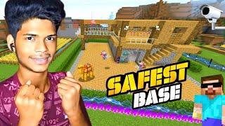 I BUILD MINECRAFT'S SAFEST BASE |MINECRAFT SURVIVAL SERIES #5