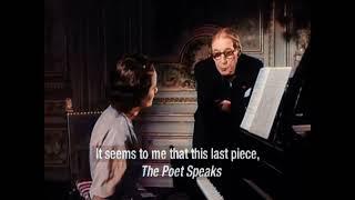 Alfred Cortot - Masterclass on Schumann Der Dichter Spricht (Colourised)