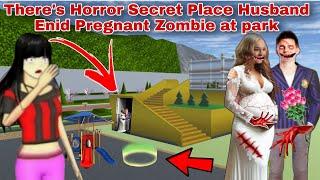 رعب اينيد There Horror Secret Place Husband Enid Pregnant Zombie at Park | SAKURA SCHOOL SIMULATOR