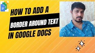 How To Add A Border Around Text In Google Docs