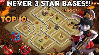 NEW NEVER 3 STAR BASES!! WITH LINK + PROOF!! TH11 NEW BASES DESIGN WAR|CWL|PUSH {CLASH OF CLANS}