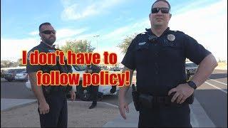 Chandler, AZ PD 1st Amendment Audit [I don't have to follow policy]