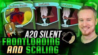 Frontloading AND Scaling! | Ascension 20 Silent Run | Slay the Spire