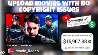 How To Upload Movie Clips On YouTube without Copyright Issues for a Faceless Movie/Recap AI Channel