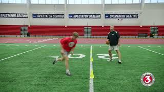 Football  T Step or Pedal Break Drills for Defensive Backs--Coach Dave Wiemers