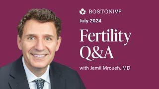 Fertility Live Q&A | Dr. Jamil Mroueh