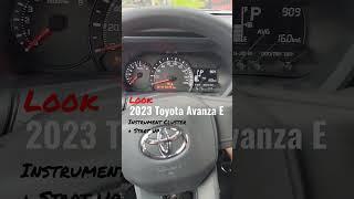 Let's have a look at the 2023 Toyota Avanza's Instrumemt Cluster. 