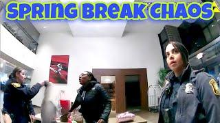 Woman Kicks Police Officer | Wild Spring Break!