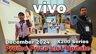 VIVO Promo Price List Update December 2024, Vivo X200 Series, Vivo V40 Series, Vivo Y19s