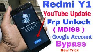 Redmi Y1 Youtube Update Frp Unlock /( MDI6S ) Google Account Bypass Without Pc MIUI11 12 100% OK