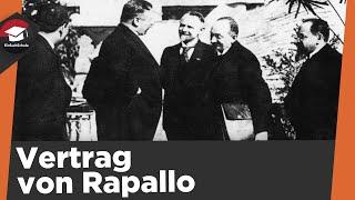 Vertrag von Rapallo einfach erklärt - Vorgeschichte, Vertrag von Rapallo, Folgen einfach erklärt!