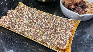 Dates and Dry Fruits Roll | Dry Fruits Burfi | No Sugar No Jaggery | Energy Dessert