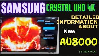 New samsung AU8000 crystal UHD 4k tv 20212||  samsung au8000