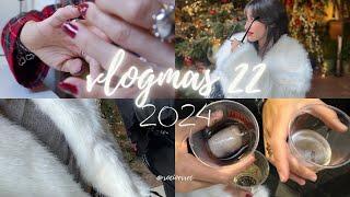 vlogmas #22 2024 | Christmas nails made by me and a noisy afternoon @rocioerrec