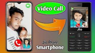 How To Video Call Jio phone To Smartphone | Jio phone Se Smartphone me Video Calling kaise kare