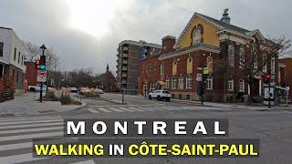 Montreal Côte-Saint-Paul Walking Tour - Angers and Laurendeau Streets - December 2021