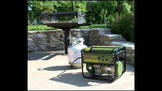 2,000 Watt OVH Propane Powered Portable Generator; Propane Electric Generator