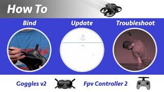 DJI Avata  - How To Bind with v2 Goggles and Controller 2 - Troubleshooting Assistant 2 & M1 Mac