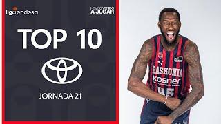 Donta Hall salta el muro en Top10 Toyota | Liga Endesa 2024-25