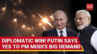 Putin Accepts India's Big Request; Russian Army To Release All Indians 'Stuck In Ukraine'