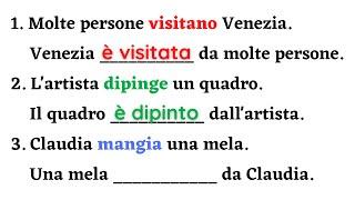 Italian how to use the passive voice | Forma passiva | Grammar level B1 | Learn italian free lessons