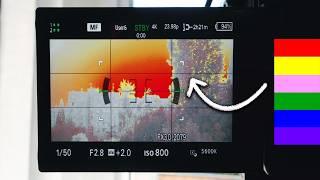 How I Use False Colors In LOG vs Rec709 On My Sony FX30