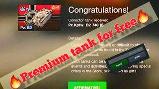 Wot Blitz| Premium tank for free Bonus code