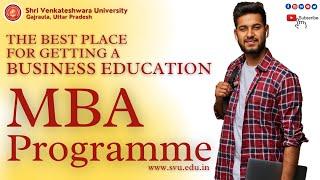 Best MBA College in Uttar Pradesh UP, India | Shri Venkateshwara University, Gajraula, Uttar Pradesh