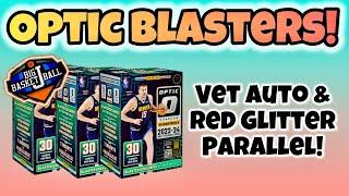 *FIRST LOOK!* 2023-24 Panini Donruss Optic Basketball Blaster Box Break x3! Vet Auto + Red Glitter!