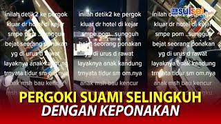 Viral Video Istrik Pergoki Suami Selingkuh dengan Keponakan yang Masih Duduk di Bangku SMA