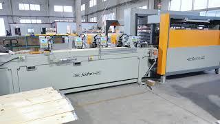 SF4070 pallet collar assembly line , two operator loading