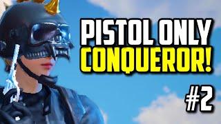 PISTOL ONLY TO CONQUEROR RANK!! (PART 2) | PUBG Mobile